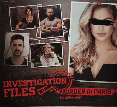 Investigation Files: Murder in Paris Cover