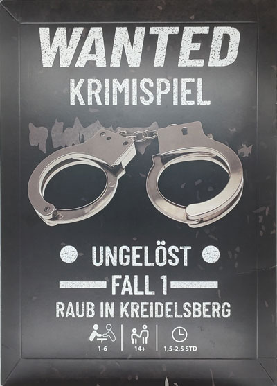 Wanted Krimispiel - Cover