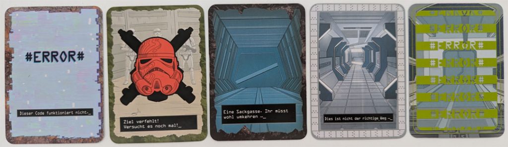 Escape Game: Star Wars Error-Karten