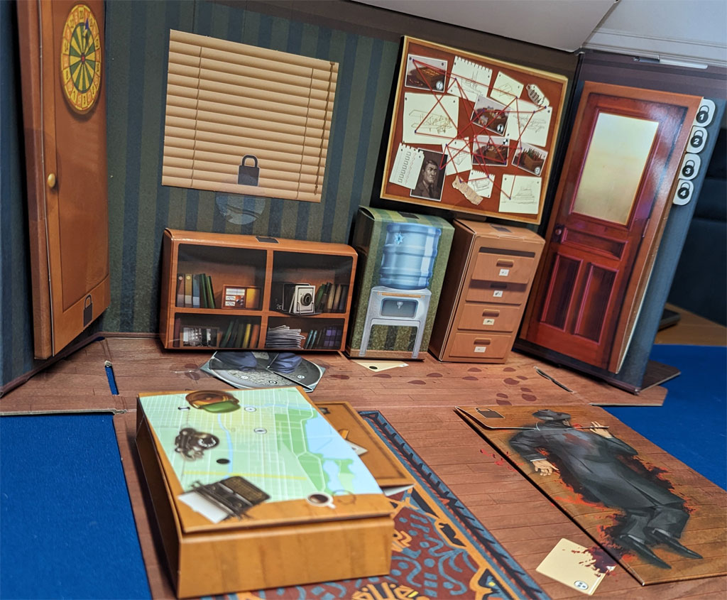 Escape the Room: Mord in der Mafia 3D-Aufbau