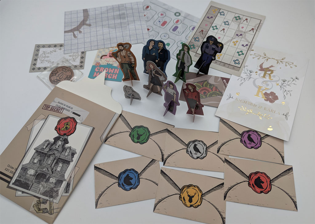 Crime Unfolds - Spielmaterial