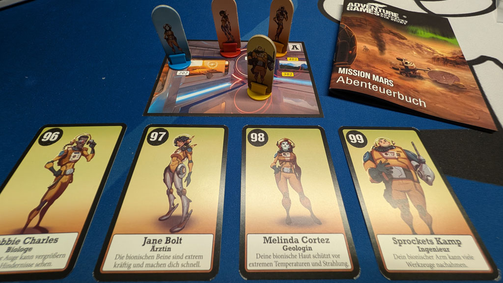 Adventure Games: Mission Mars - Spielaufbau