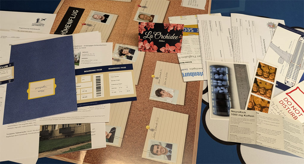 Crime Cases - Tatort: Höhenflug - Spielmaterial
